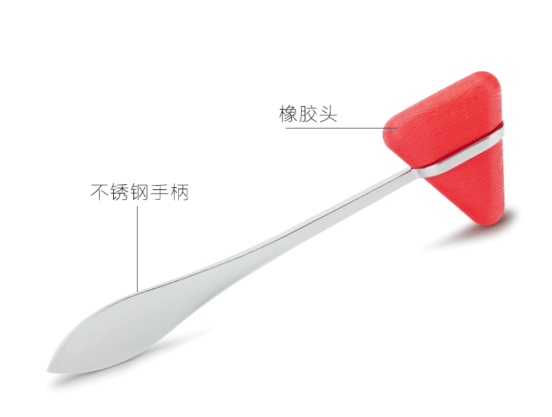 璟优克叩诊锤医生专用骨科神经科神经反射检查锤子带针检测jy g2三角