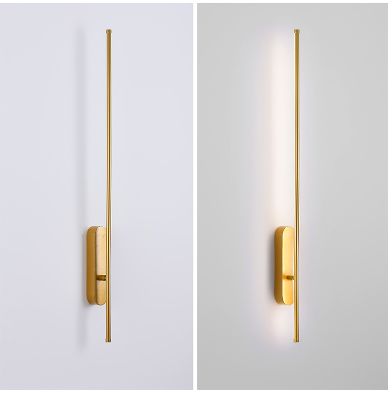 雷士照明led极简长条壁灯卧室床头灯现代简约北欧轻奢餐厅壁灯客厅