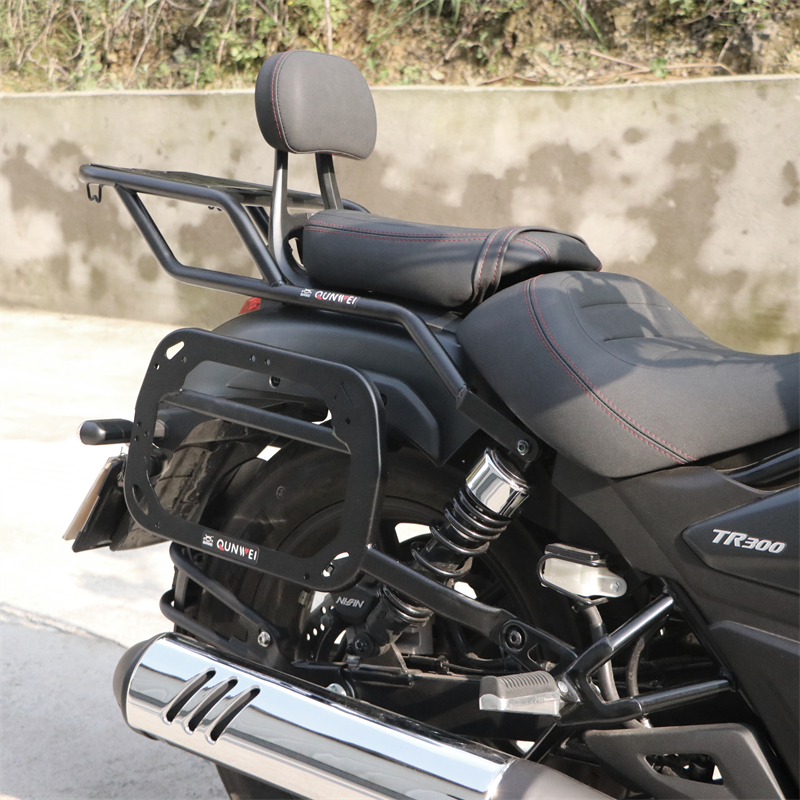 豪爵tr300配件适用于铝合金边箱尾箱hj-3a改装后备箱三箱支架 尾箱架