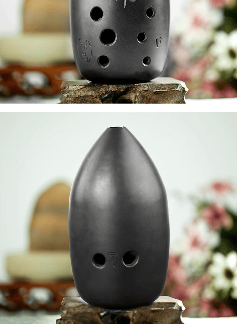 乐器埙 陶埙乐器八孔十孔初学者入门演奏成人古埙陶笛满口埙 八孔演奏