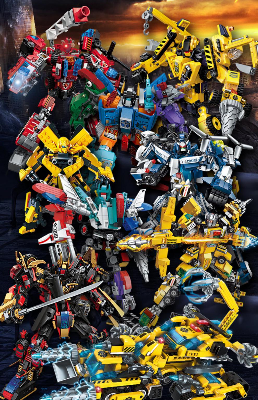 乐高【lego】官方旗舰【】官方旗舰积木男孩子机甲合体锋影汽车机器人