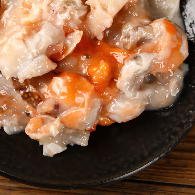 蟹糊蟹膏醉蟹红膏呛蟹舟山咸蟹蟹酱红膏蟹糊即食梭子蟹酱宁波特产