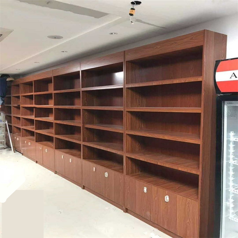 展柜烟酒展示柜茶叶展示柜定做展示柜超市礼品陈列柜特产货架展柜长一