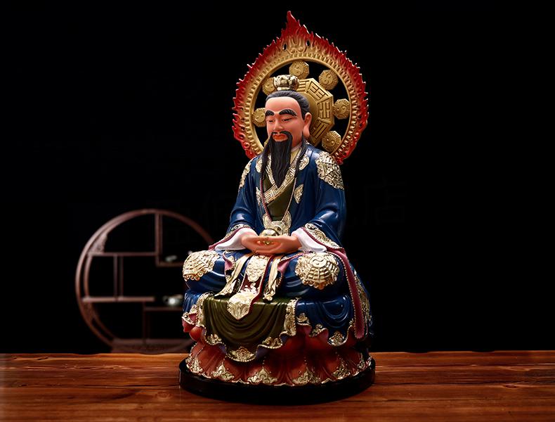 三清神像供奉家用摆件太上老君元始灵宝道德天尊道家道教祖师爷像 12