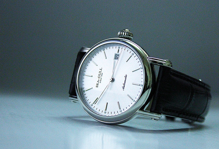 海鸥手表海鸥手表m186s绝版之作全自动机械表男表皮带表商务休闲皮带