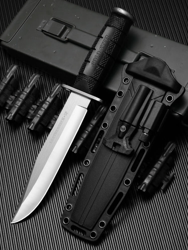 贝尔求生刀 刀具户外刀一体刀荒野求生刀瑞士军刀防身刀登山刀军工刀