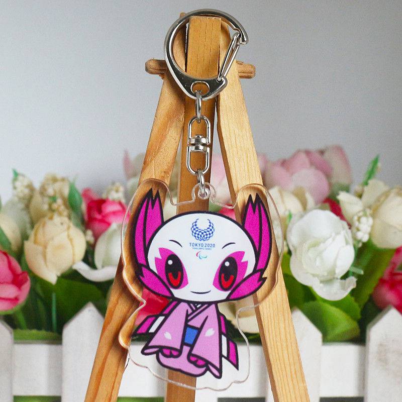 东京奥运会亚克力钥匙扣挂件miraitowa someity 吉祥物