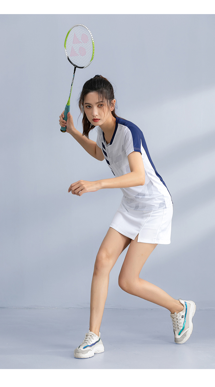 晶慕新款羽毛球服男短袖短裤套装运动服青少年定制印制乒乓球比赛球服