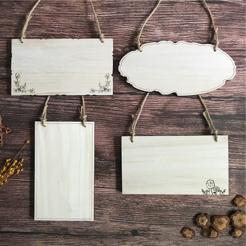 树木标识牌创意实木挂牌小木牌手写吊牌空白板树木标识门牌定做定制