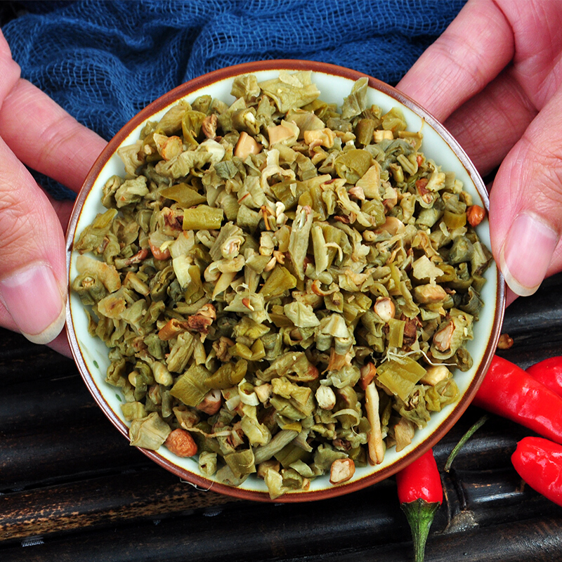 干酸豆角湖南特产农家自制新鲜豇豆长豆角老坛腌制下饭菜卜豆角