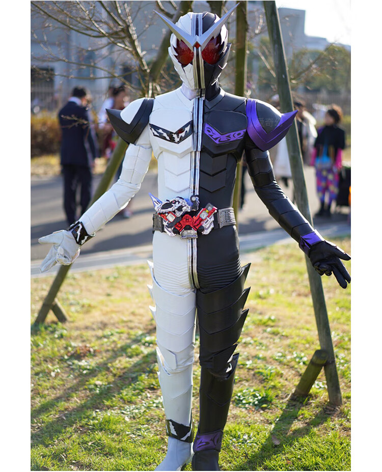 假面骑士皮套假面骑士w皮套可穿戴双骑全身盔甲头盔diyeva模型cos道具