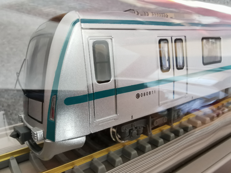 北京地铁12789号线轨道交通仿真合金摆件商务礼品沙盘模型168168北京