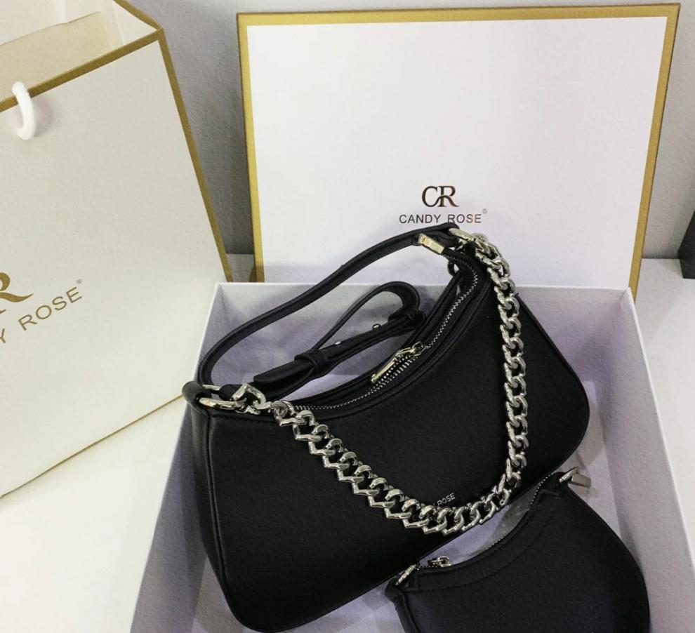 三八节礼物送人cr包包candyrose官方cr子母包女斜挎腋下包官网旗舰款