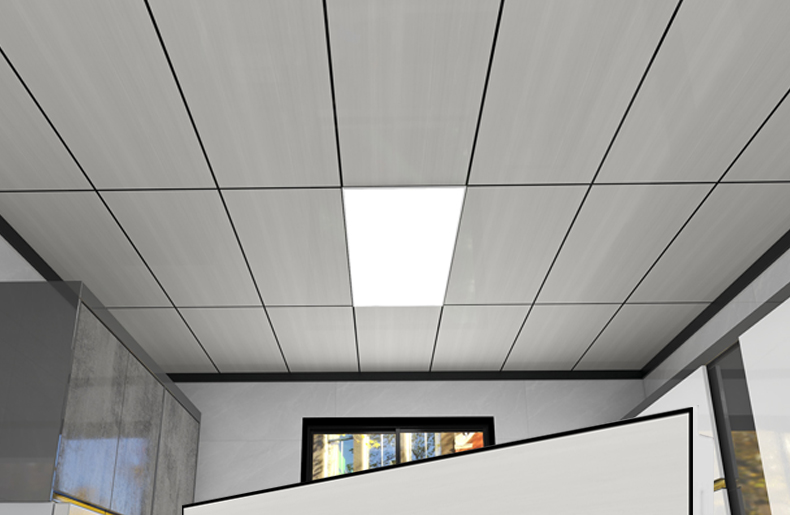 黛惑 集成吊顶铝扣板工程板亚光白多孔微孔办公室300*600 0.