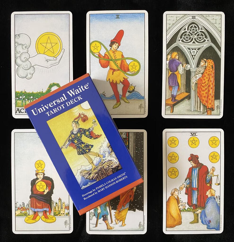 universal waite tarot deck 普及版韋特塔羅 卡牌數量:78張 1張封面