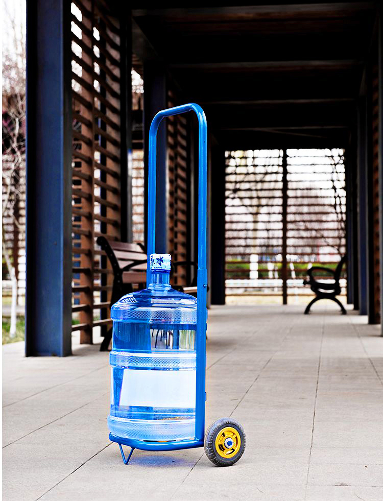 拉桶装水小手拉车纯净水桶小推车家用购物专用饮水机桶车金虎橡胶轮一