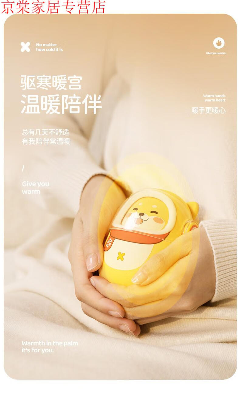 家小優 emoji hand warmer 便攜式柴犬暖手公仔 可切換表情包的暖手寶