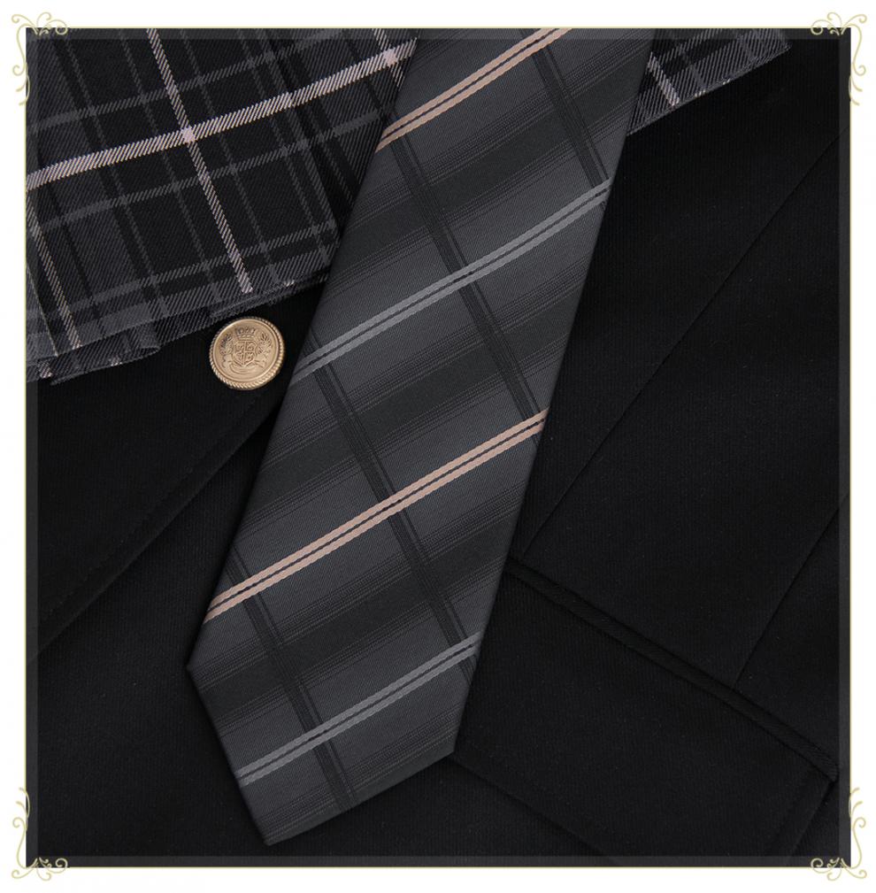 jk/dk制服原创领带西服百搭基础款 黑色-斜角【图片 价格 品牌 报价】