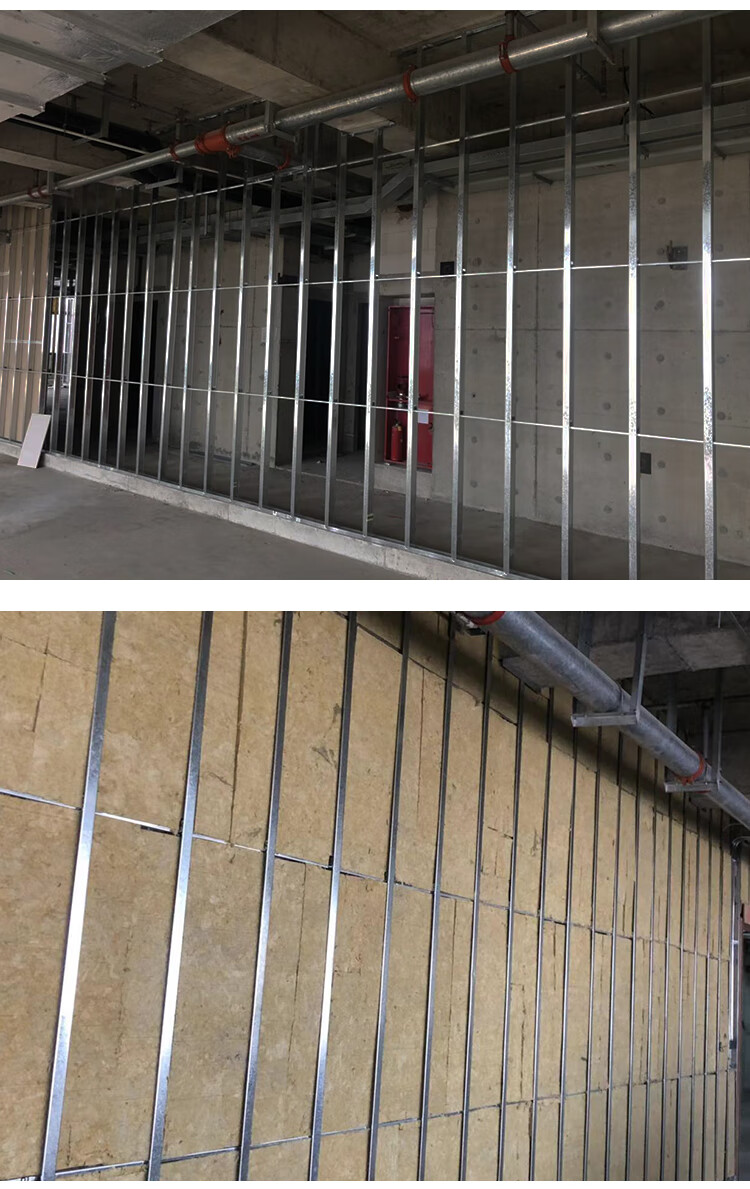 轻钢龙骨泰山石膏板吊顶隔墙天地五金配件接头6050主龙骨吊顶配件60中