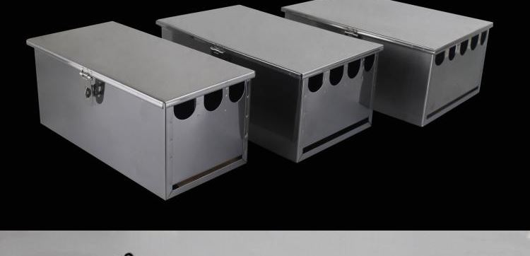 带锁刀具盒加厚置物箱刀座刀具座带盖酒店菜刀盒 a83-加厚3格刀箱无盖