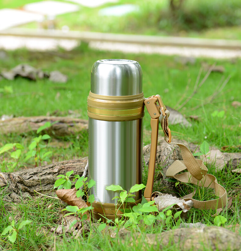 大口径保温瓶男女大容量保温壶热水瓶户外便携车载旅行水壶1200ml