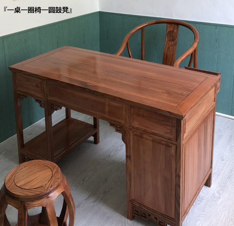 中医诊断桌现货速发中医馆诊桌仿古实木电脑桌椅诊疗中式书桌榆木抽屉