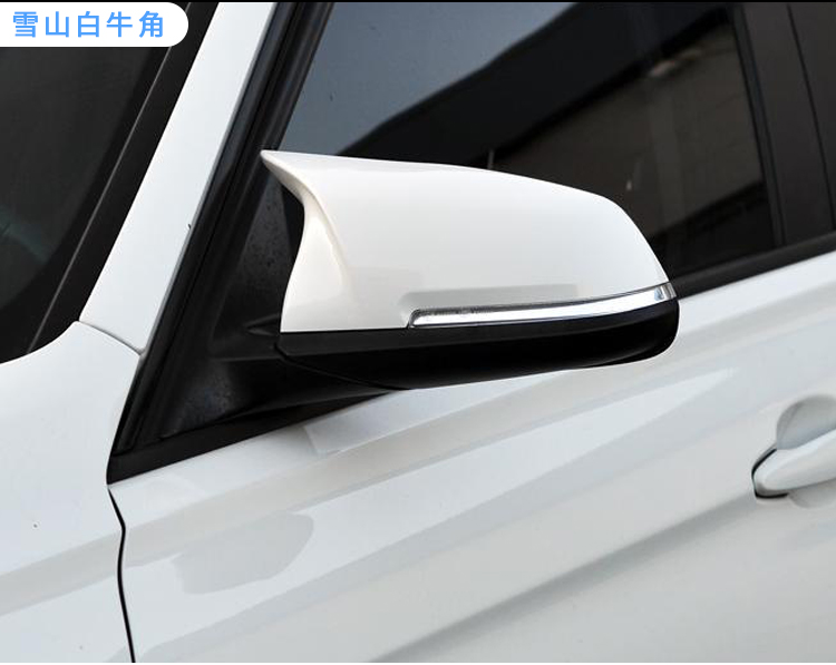 适用宝马1234系牛角后视镜壳x34567系5系m2x12改装m3碳纤维罩盖gt的