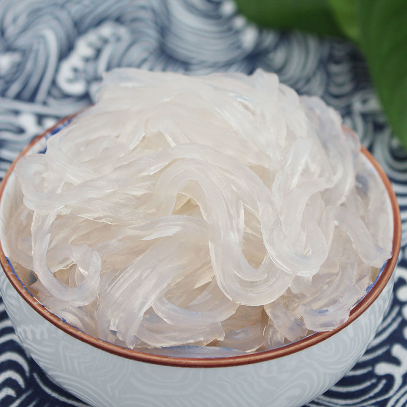 水晶拉皮丝干货凉拌菜河南特产小吃火锅材料美食大拉皮 大拉皮 5斤