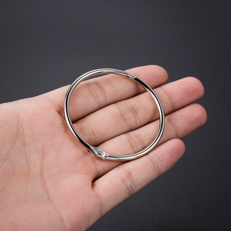 挂环书圈活页圈diy装订圈环卡片圈钥匙扣环圈铁圈铁环开口圈窗帘挂环