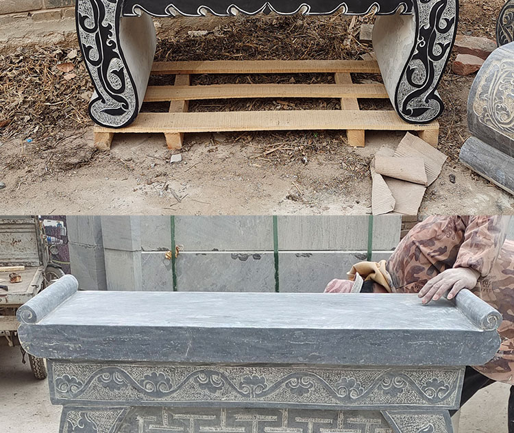 石雕供桌香案台烧香插香炉供奉佛台桌子寺庙祠堂家用放贡品摆件香炉