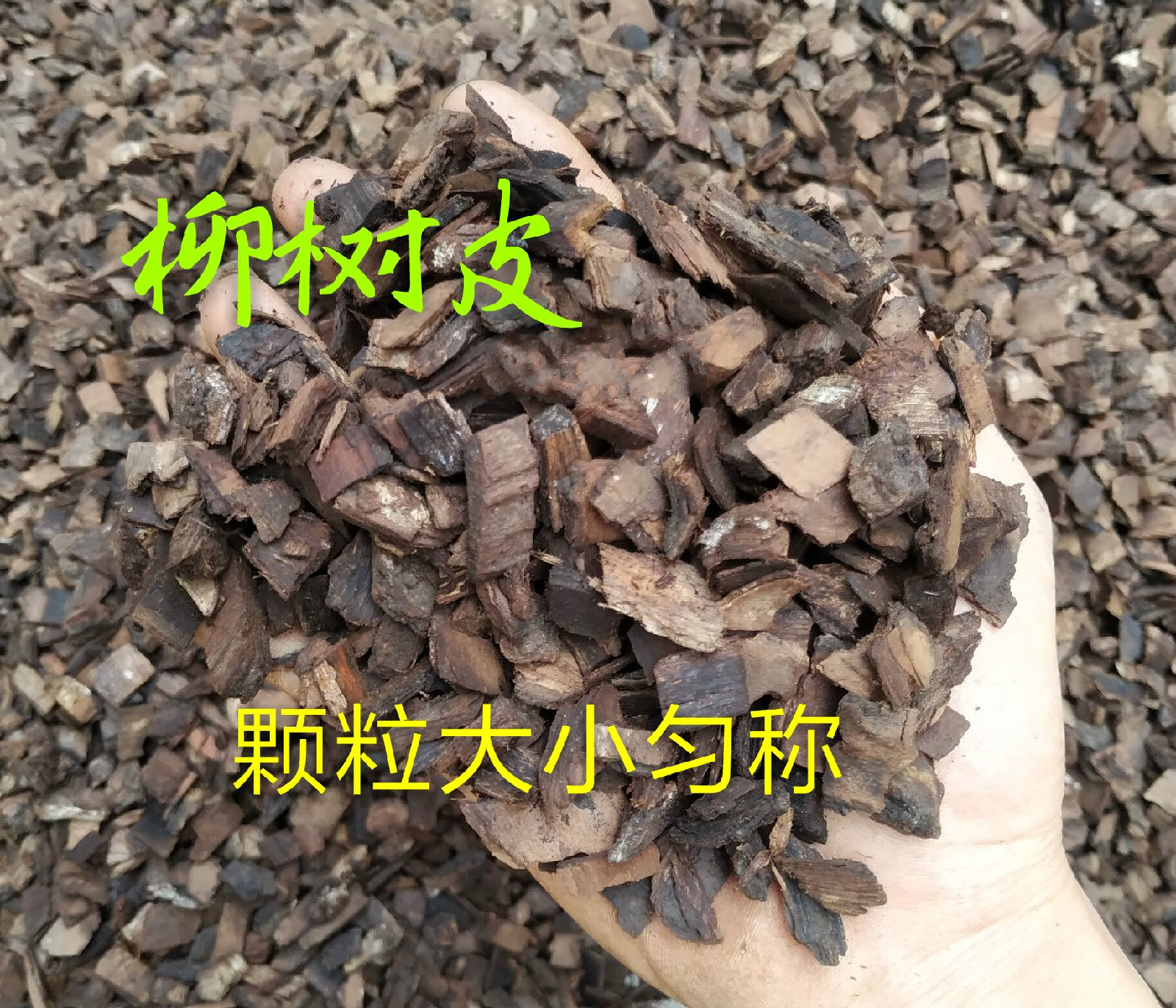 柳树皮红柳皮发酵柳树皮经堆酵腐熟柳树皮中颗粒815mm约6斤