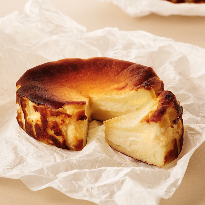 【严选好物】半熟巴斯克芝士蛋糕零食软心糕点甜品下午茶 小号-半熟