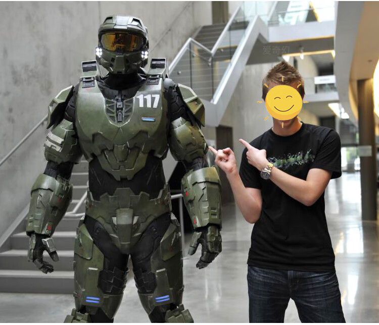 士官长cos服斯巴达黎明号士官长可穿戴头盔摆件全身盔甲手工eva模型