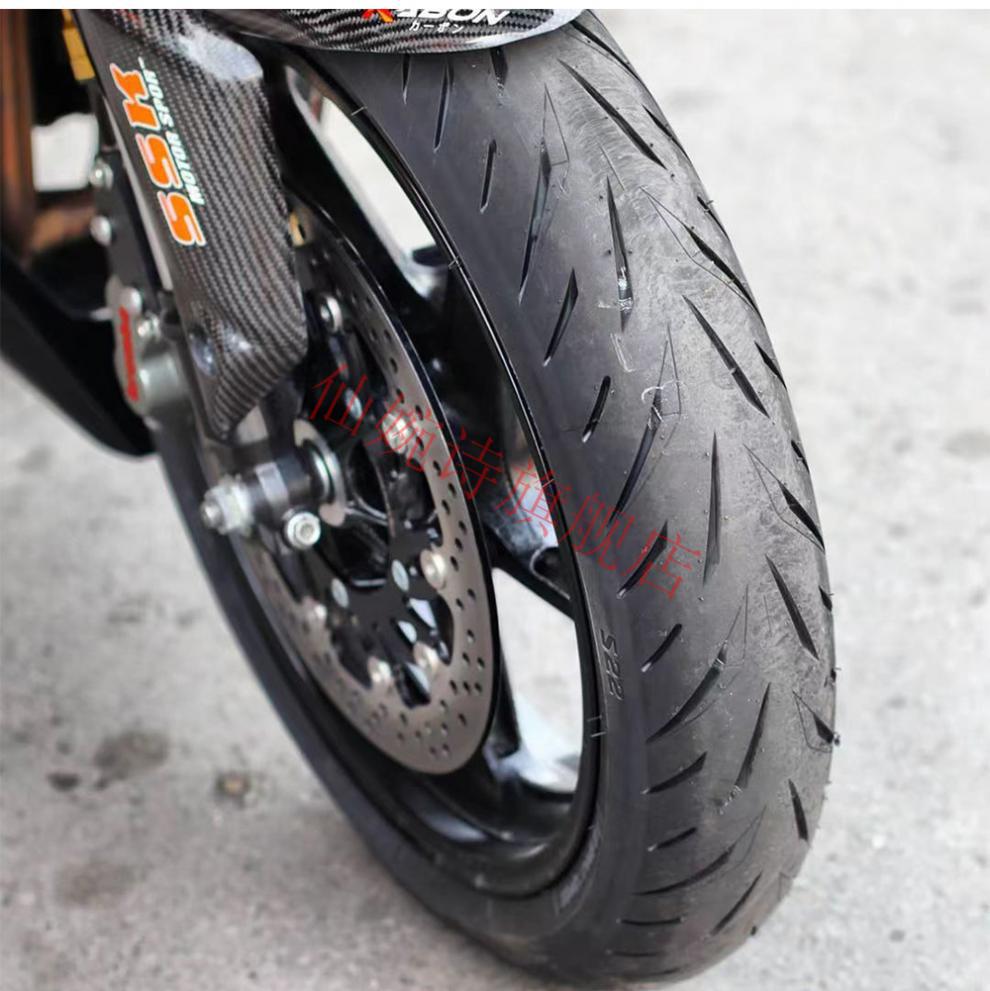 新款普利司通s22 半热熔摩托车轮胎17寸川崎ninja400/650/z900/z100