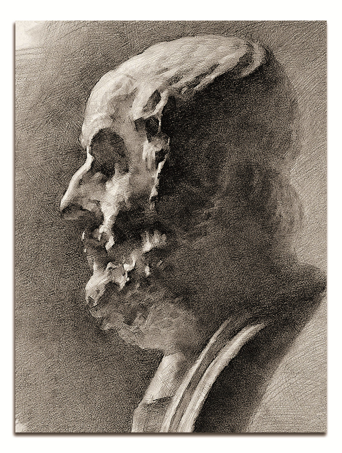 冉茂芹1名家经典素描素描头像静物石膏像作品集赏析美术绘画方法指导