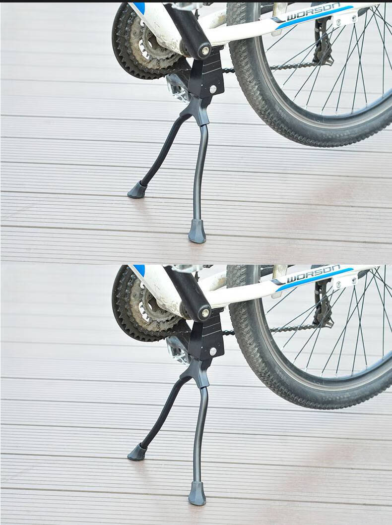 公路自行车脚撑支架 自行车双脚撑脚架可调支架脚撑中支撑山地公路车