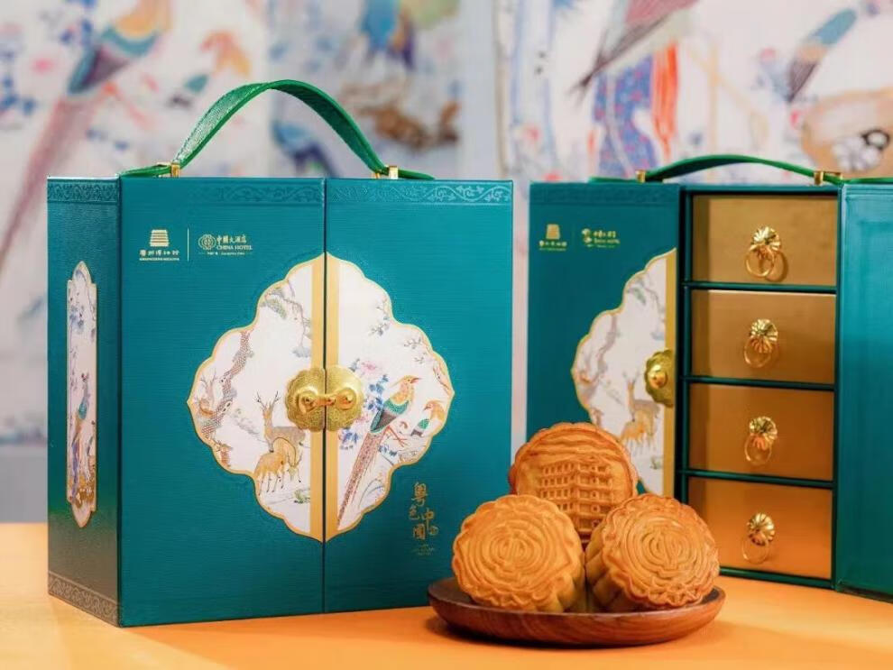 2022中国大酒店中秋月饼礼盒双白五仁送礼花园香格里拉酒店 急购加xue