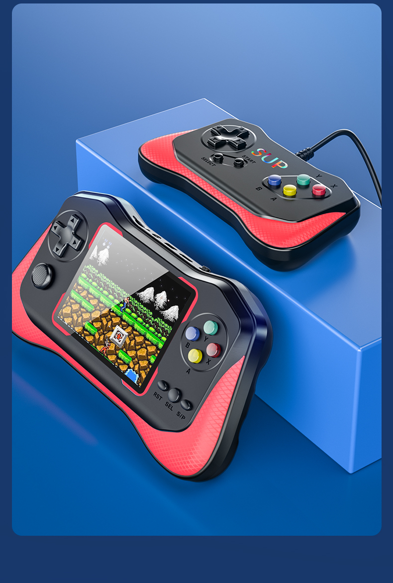 游戏机童年复古经典怀旧掌机俄罗斯方块便携式游游机psp玛丽迷你小型