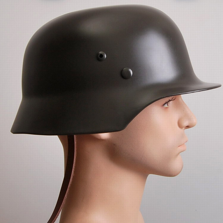 【京选优品】m35钢盔送盔贴全钢经典复刻德国二战德式m35钢盔防弹盔