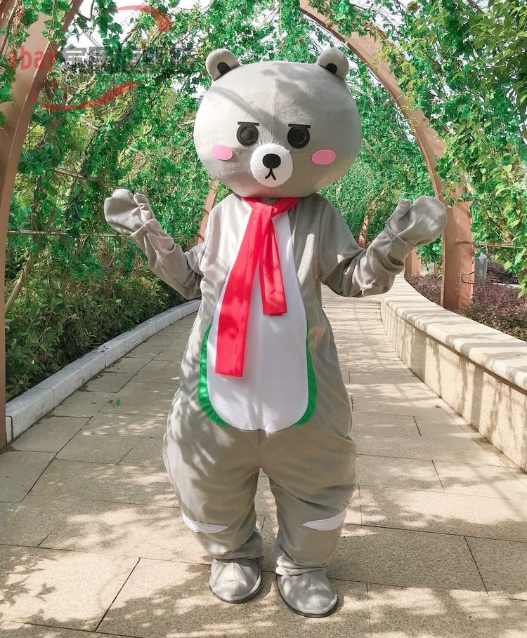 网红熊人偶服装行走卡通头套跳舞小熊套装可爱开心熊玩偶衣服 开心熊2