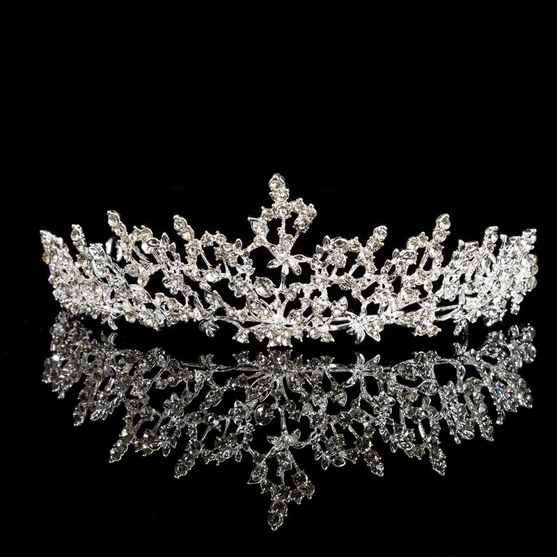 黑色皇冠女十八岁成人礼头饰新娘拍照生日礼物18岁成年王冠帽bg01雅黑