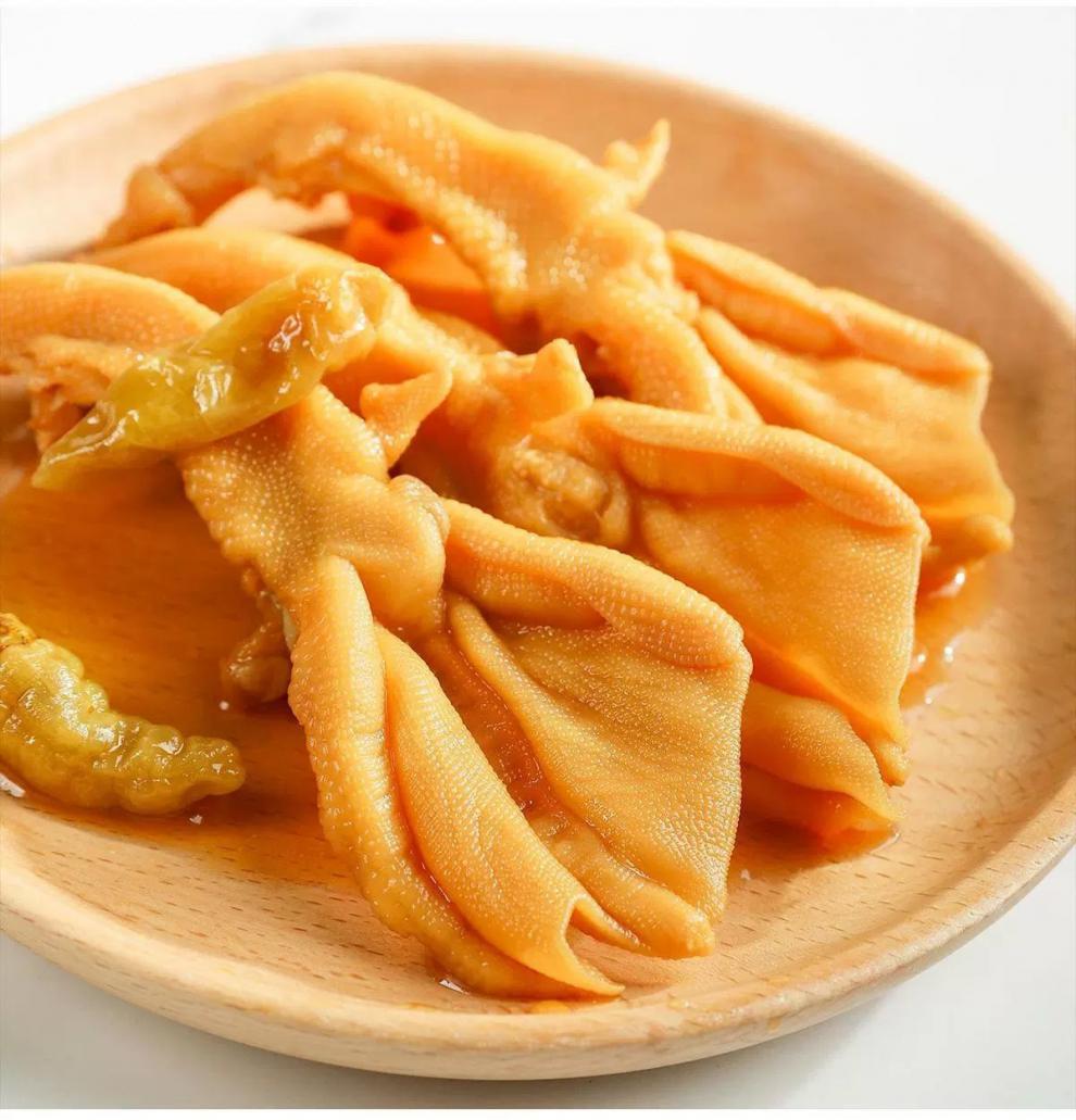 春江泡椒无骨鸭掌脱骨零食小吃22克独立包装去骨鸭爪网红 龙觇 春江无