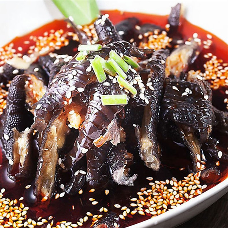 川牧牌麻辣鸡脚 川牧牌麻辣鸡脚250g*5包 脱骨乌鸡爪去骨土鸡脚无骨黑