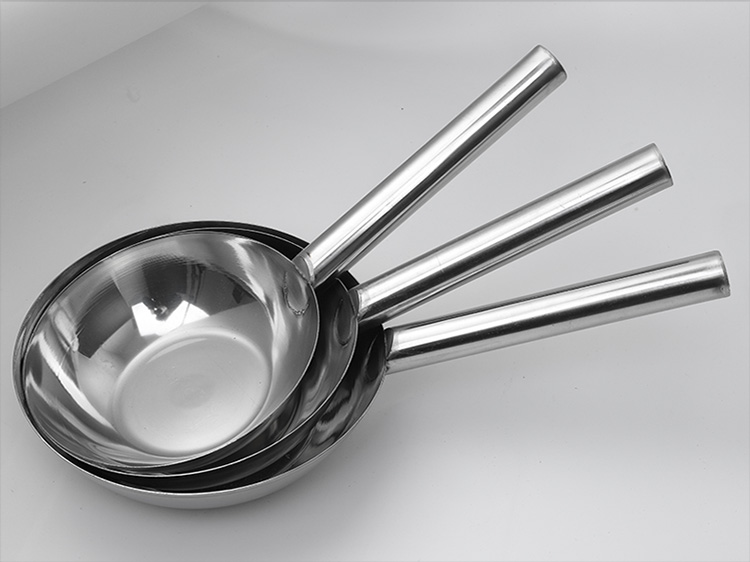 304不锈钢勺子商用水漂舀水勺瓢短柄家用厨房白钢加厚大号水瓢港式