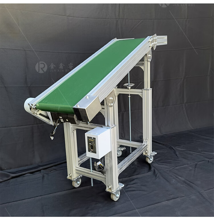 定制流水线输送带物流快递注塑传送机传送带转弯机小型爬坡皮带输送机