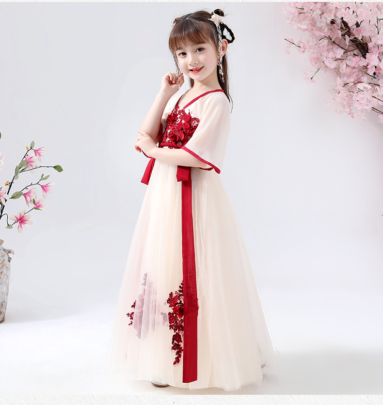 女童汉服中国风童装儿童古装襦裙超仙女古风小女孩唐装连衣裙夏天e01