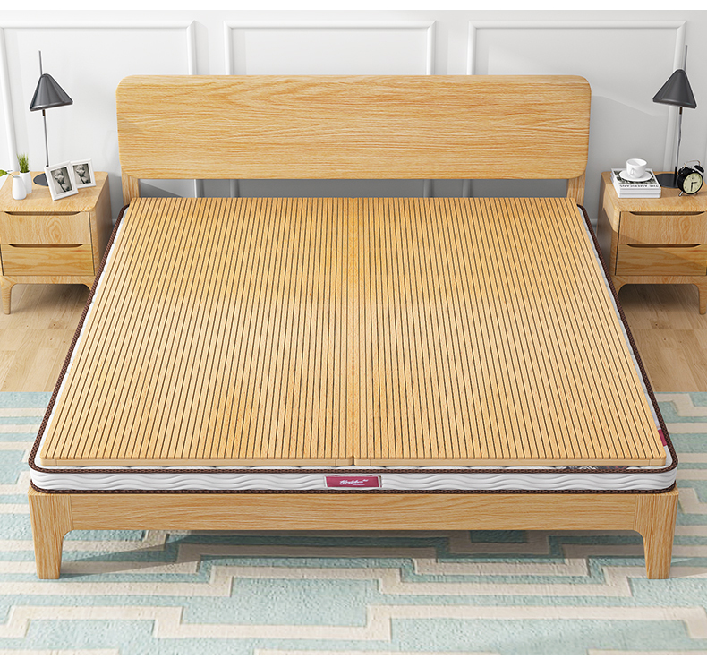 2022新款楠竹硬板床垫 楠竹硬床板整块实木护腰木板床垫折叠床板垫片