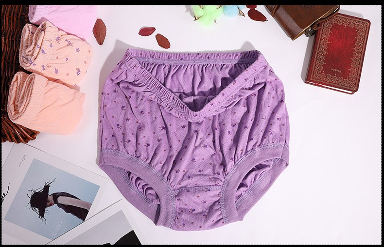 老年人女士内裤婆婆纯棉老妈妈大码老人裤衩老太太奶奶中老年短裤纯色