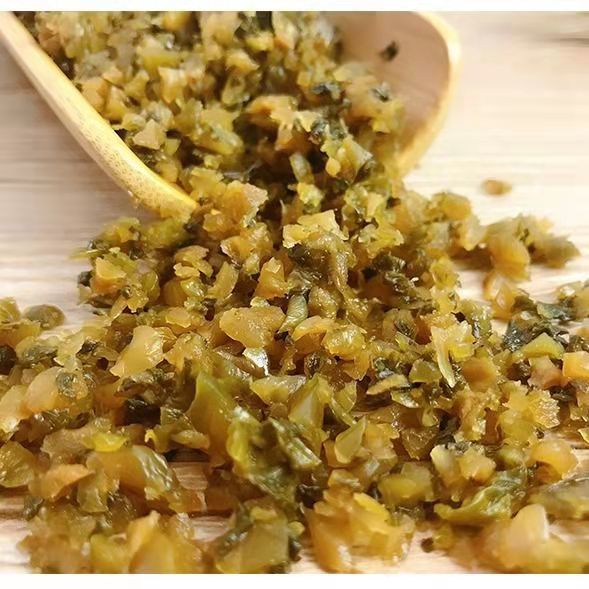 四川南充特产冬菜免洗嫩尖精制碎粒雪菜袋装下饭菜冬宜宾芽菜一盒四川