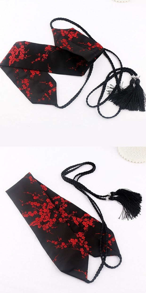 ukmr新品古风腰封女士中国风刺绣绑带腰封女宽装饰连衣裙时尚汉服束腰